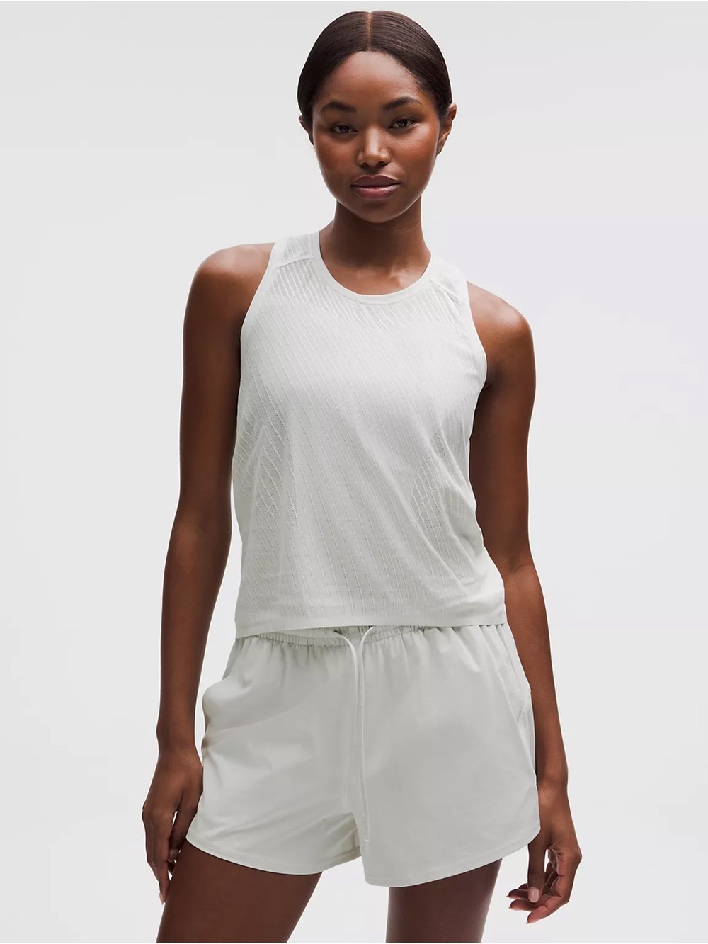 Lululemon fast and free airflow cropped running tank